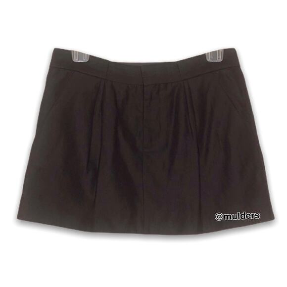Theysken's Theory Shari Black Mini Skirt Office Work Career Size 0 - Picture 1 of 8